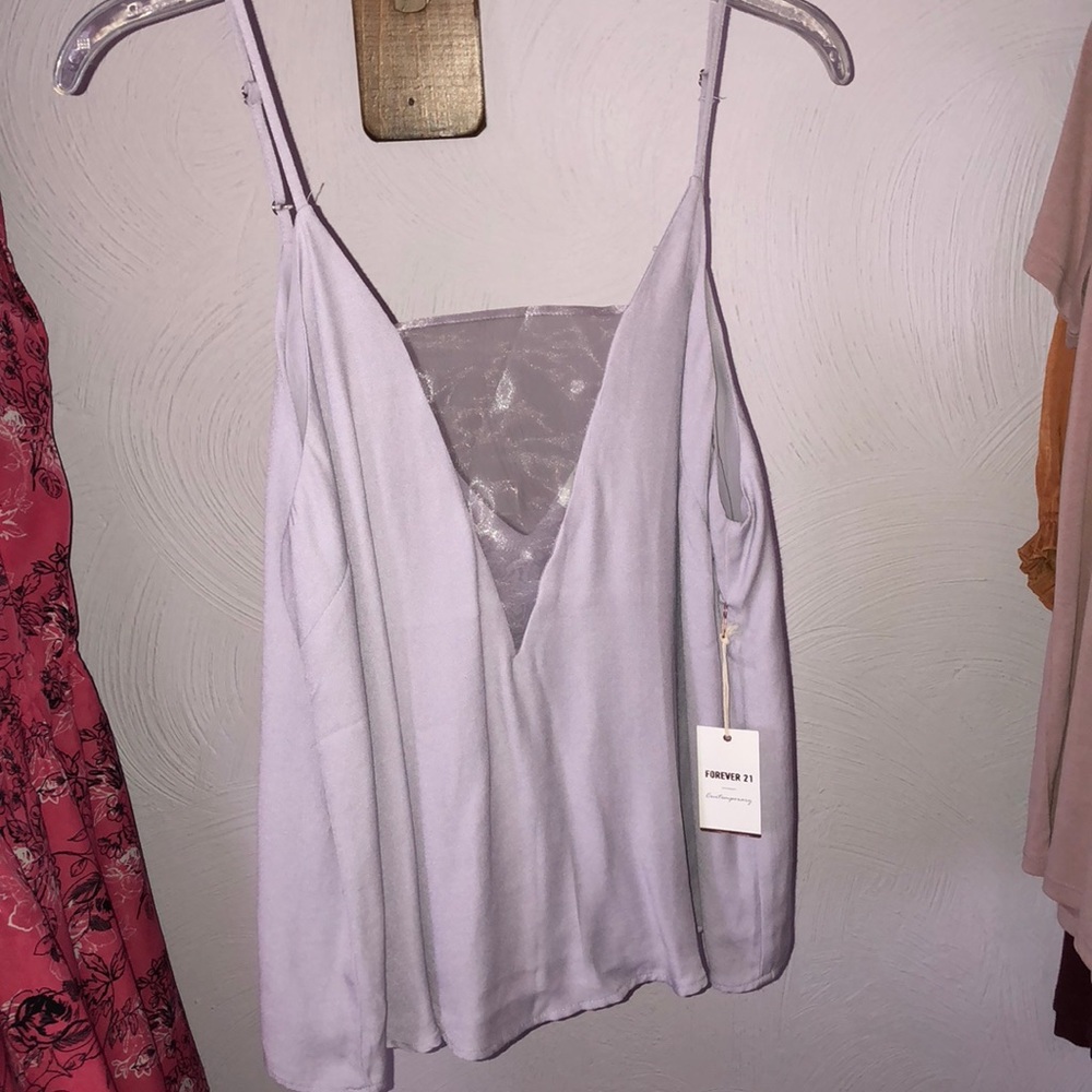 Purple tank top